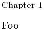 The old chapter formatting.