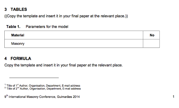 Template of Journal